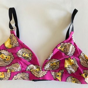 MeUndies Feel Free Hedgehog Print Bralette